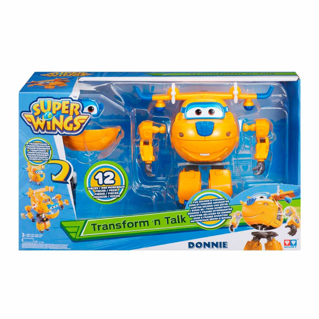 Фигурки персонажей - Игрушка-трансформер Super Wings Donnie говорящая (YW710320)#3