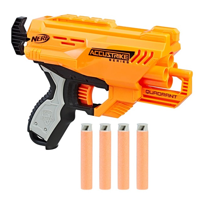 Помповое оружие - Бластер игрушечный Nerf Elite Quadrant (E0012)#2