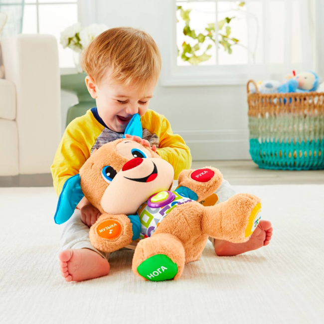 Развивающие игрушки - Интерактивная игрушка Fisher-Price Умный щенок обновленный на русском (FPN77)#6