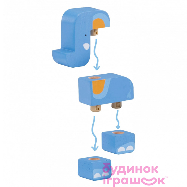 Развивающие игрушки - Конструктор Wonderworld Построй животных (WED-3125)#2