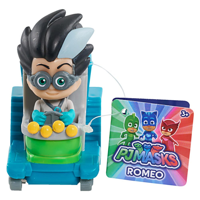 Фигурки персонажей - Игровой набор PJ Masks Мини-машинка и Ромео (24634)#2