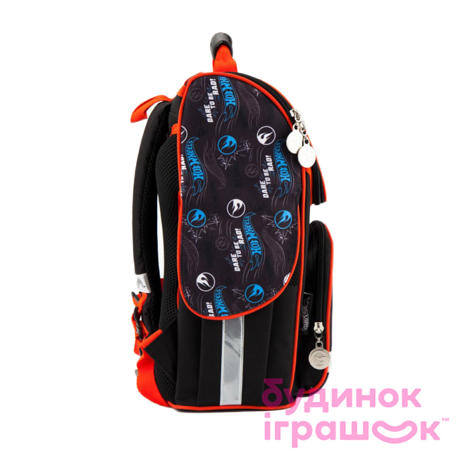 Рюкзаки и сумки - Рюкзак школьный Kite Hot Wheels каркасный (HW18-501S-1)#4