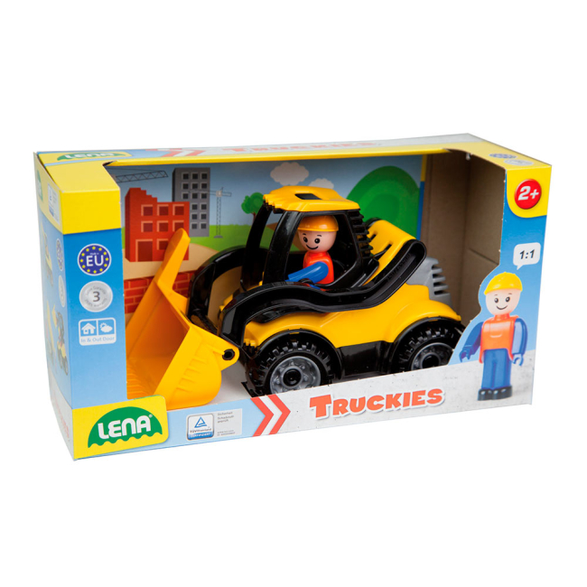 Машинки для малышей - Машинка Lena Truckies Бульдозер (1622)#2