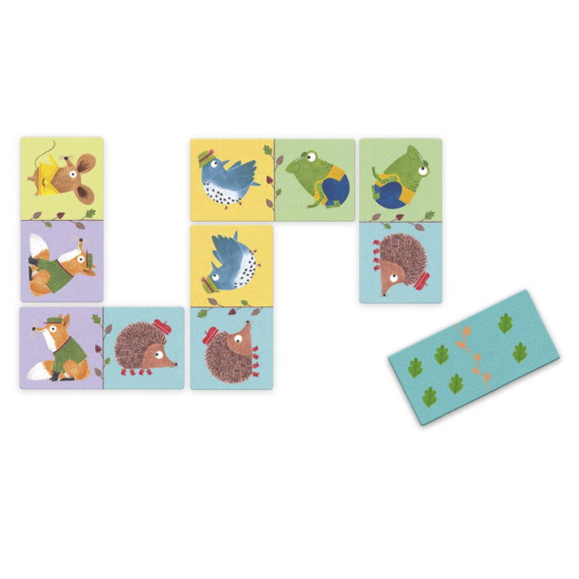 Настольные игры - Детское домино DJECO Веселые животные (DJ08115)#2