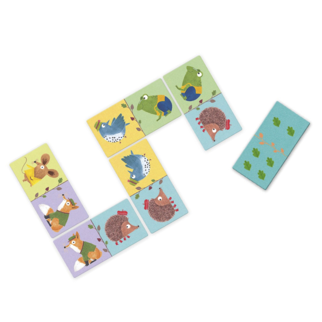 Настольные игры - Детское домино DJECO Веселые животные (DJ08115)#3