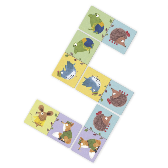 Настольные игры - Детское домино DJECO Веселые животные (DJ08115)#4