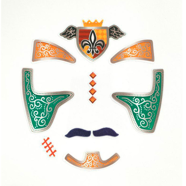 Косметика - Набір наклейок для обличчя DJECO Король (DJ09216)#2