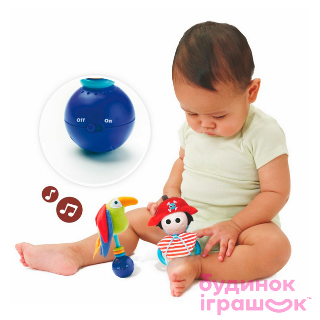 Погремушки, прорезыватели - Набор Yookidoo Пират и попугай (40118)#2