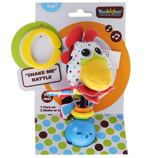 Погремушки, прорезыватели - Музыкальная погремушка Yookidoo Цыпленок (40133)#3