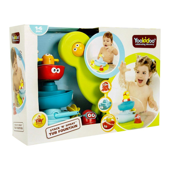 Игрушки для ванны - Водная пирамидка Yookidoo Веселый фонтан (40115)#4