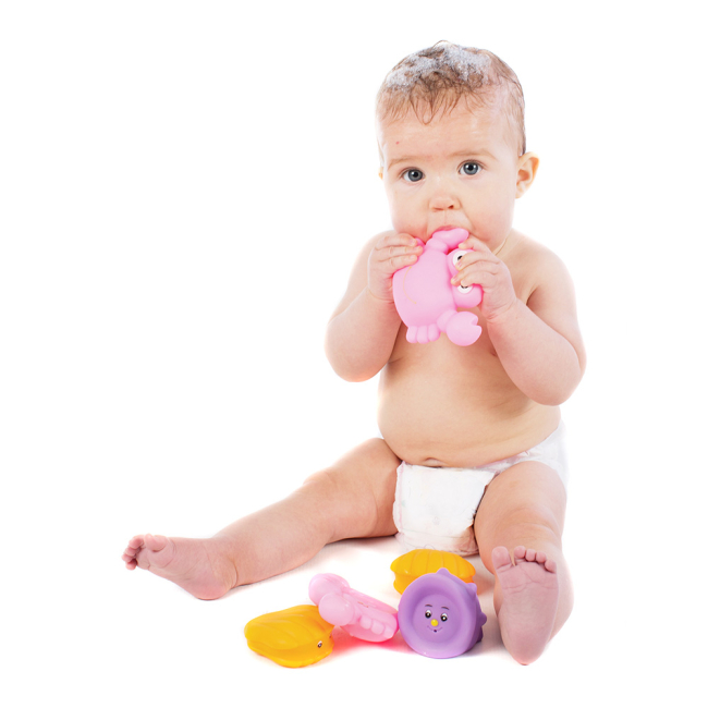 Игрушки для ванны - Набор игрушек-брызгалок Playgro для девочек (0109865) (0109865 )#2