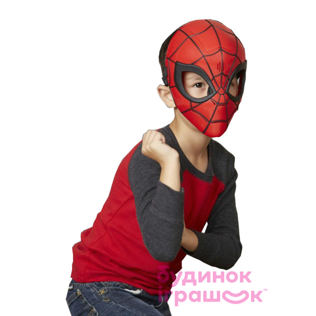 Костюмы и маски - Маска интерактивная Spider man Человек паук звуковая (E0619)#5