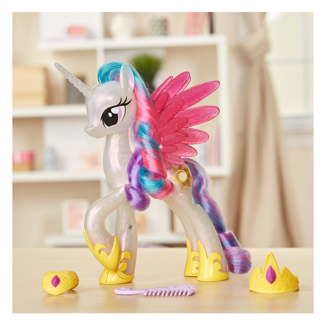 Фігурки персонажів - Набір My Little Pony Принцеса Селеста із світловим ефектом (E0190)#2