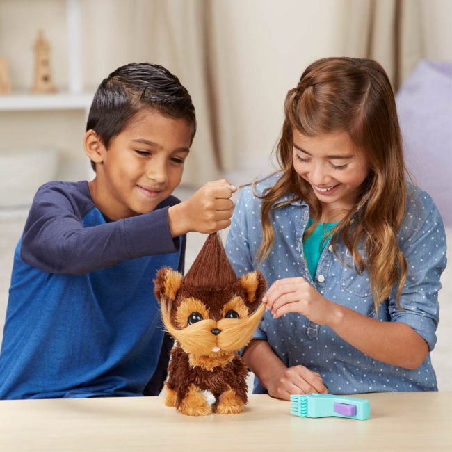 М'які тварини - Інтерактивна іграшка FurReal Friends Волохатий Шон із аксесуарами (E0497)#3