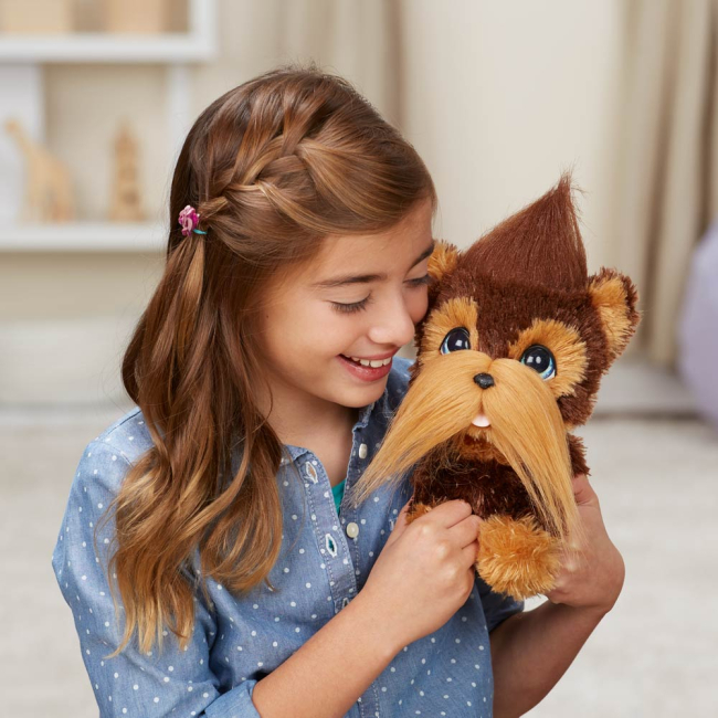 М'які тварини - Інтерактивна іграшка FurReal Friends Волохатий Шон із аксесуарами (E0497)#5