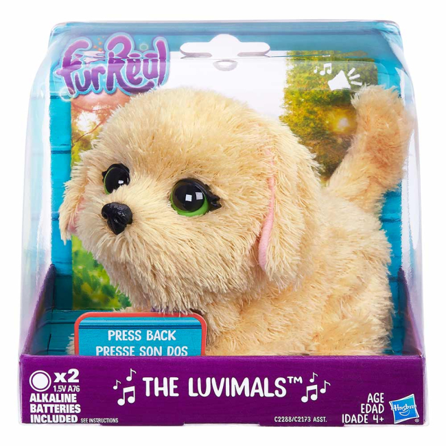 Мягкие животные - Интерактивная игрушка FurReal Friends Поющие зверушки Щенок Бисквит (C2173/C2288)#2