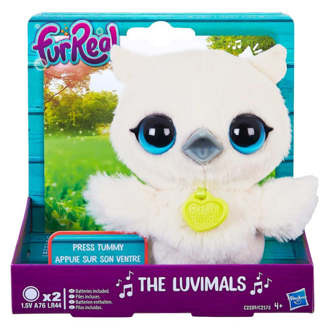 Мягкие животные - Интерактивная игрушка FurReal Friends Поющие зверушки Совенок Гранд (C2173/C2289)#2