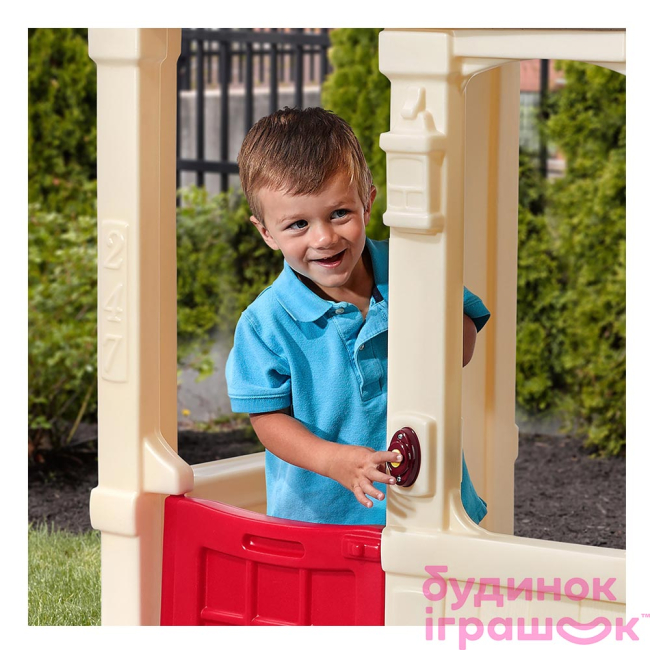 Ігрові комплекси, гойдалки, гірки - Іграшковий будинок Step2 Courtyard cottage 118х100х83см (773500)#2