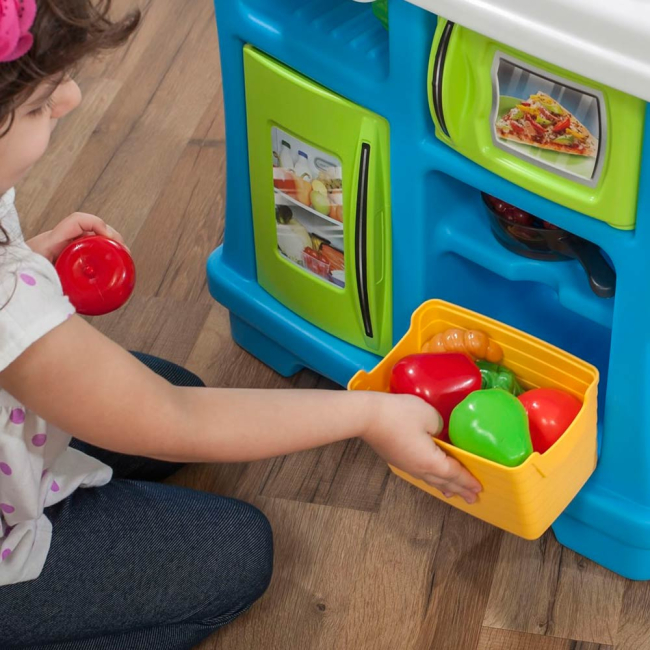 Детские кухни и бытовая техника - Игрушечная кухня Step2 Little cooks 86,4х66х27,94 см (869000)#3