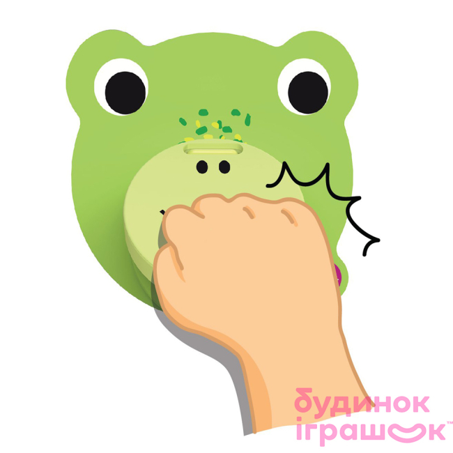 Розвивальні іграшки - Настінна іграшка Oribel Veritiplay Молоточок жабка (OR807-90001)#4