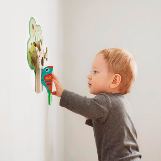 Розвивальні іграшки - Настінна іграшка Oribel Veritiplay Зайнятий дятел (OR802-90001)#3