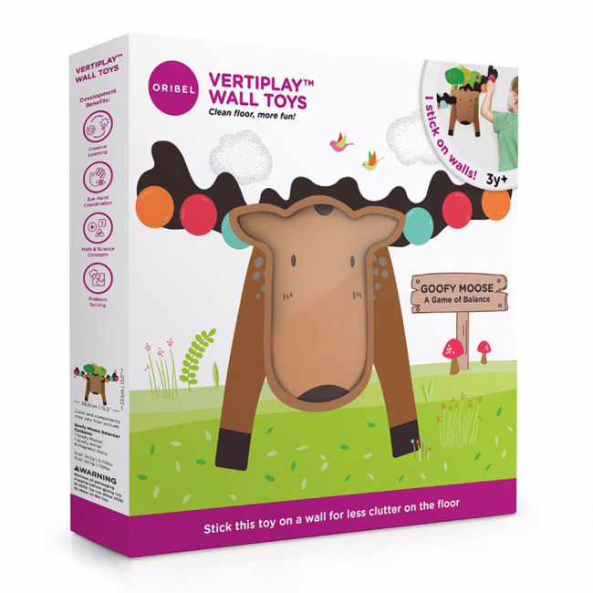 Розвивальні іграшки - Настінна іграшка Oribel Veritiplay Лось Гуфі (OR805-90001)#2