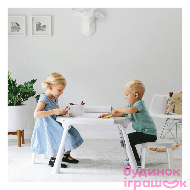 Розвивальні іграшки - Cтолик Oribel Portaplay Wonderland із 2 стільчиками (CY303-90008-INT-R)#3