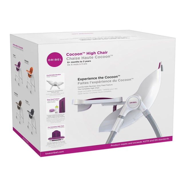 Товари для догляду - Стільчик для годування Oribel Cocoon Графітовий (OR203-90006)#4