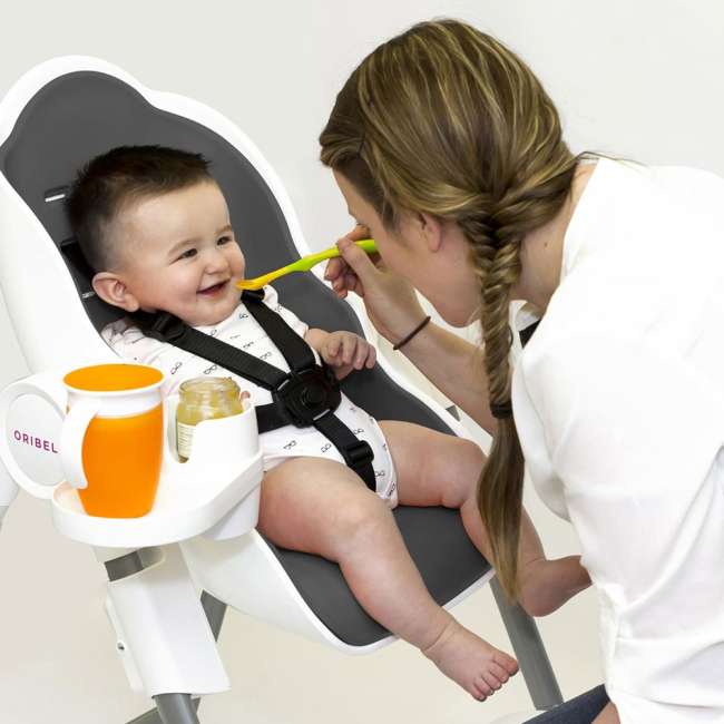 Товари для догляду - Стільчик для годування Oribel Cocoon Графітовий (OR203-90006)#5