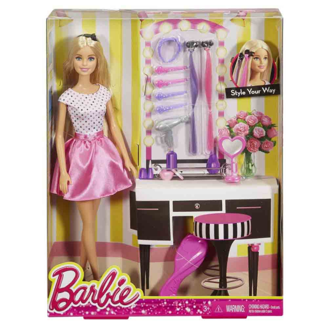 Куклы - Набор Barbie Стильные прически (DJP92)#2
