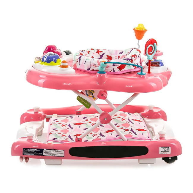 Ходунки - Ходунки Babyhit Active рожеві із ефектами (26221)#3