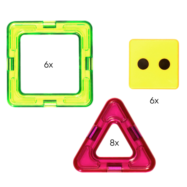 Магнитные конструкторы - Конструктор Magplayer Магнитный набор 20 элементов (MPA-20)#9