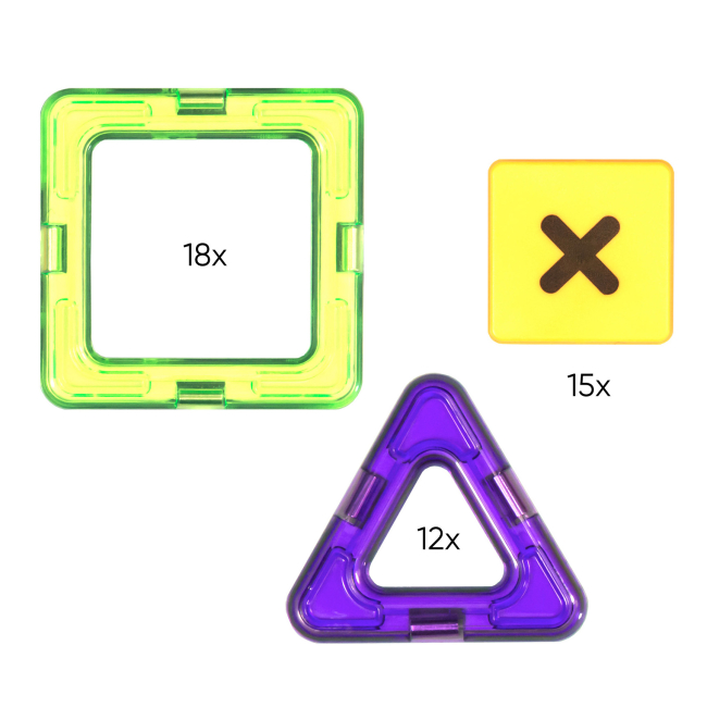 Магнитные конструкторы - Конструктор Magplayer Магнитный набор 45 элементов (MPA-45)#8