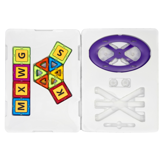 Магнітні конструктори - Конструктор Magplayer Магнітний набір 72 елемента (MPA-72)#2