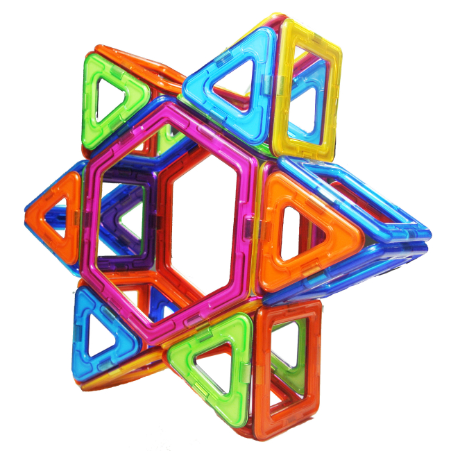 Магнитные конструкторы - Конструктор Magplayer Магнитный набор 98 элементов (MPA-98)#7