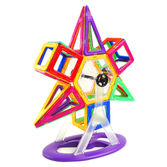 Магнитные конструкторы - Конструктор Magplayer Магнитный набор 118 элементов (MPT-118)#3