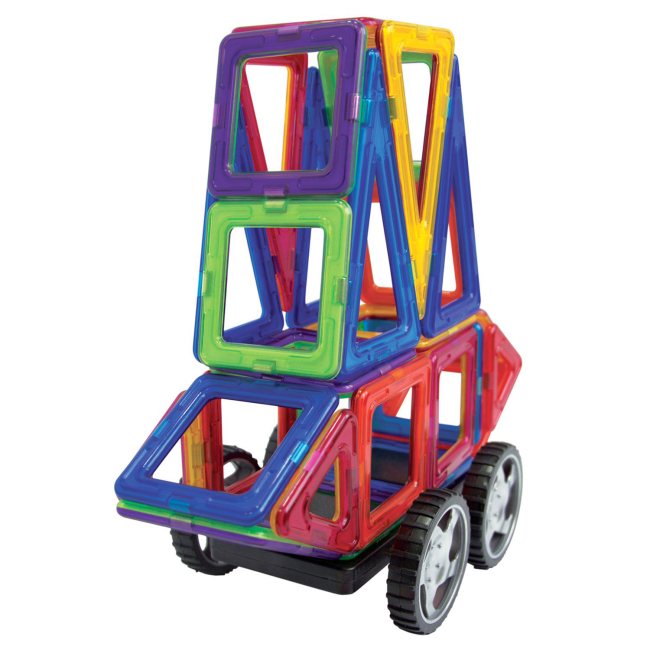 Магнитные конструкторы - Конструктор Magplayer Магнитный набор 118 элементов (MPT-118)#4