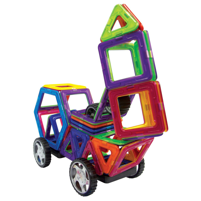 Магнитные конструкторы - Конструктор Magplayer Магнитный набор 118 элементов (MPT-118)#6