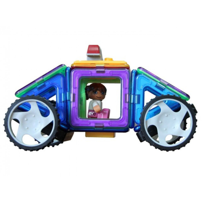 Магнитные конструкторы - Конструктор Magplayer Магнитный набор 64 элементов (MPT-64)#3