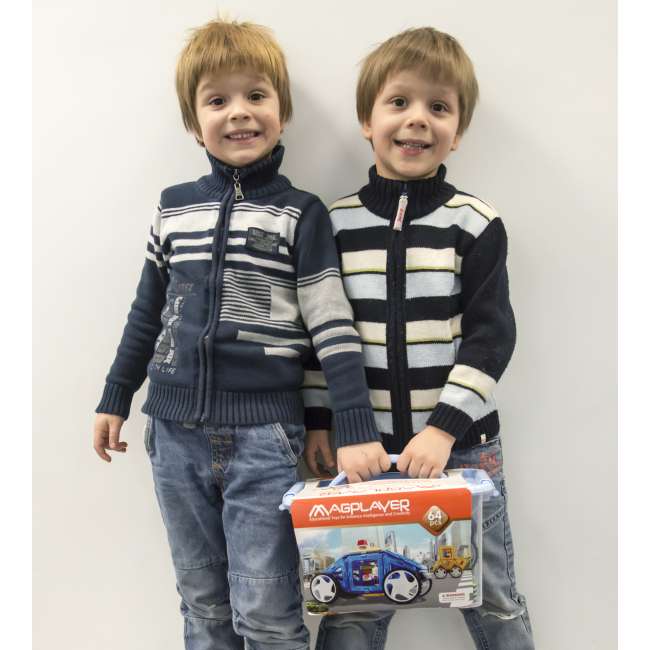 Магнитные конструкторы - Конструктор Magplayer Магнитный набор 64 элементов (MPT-64)#6