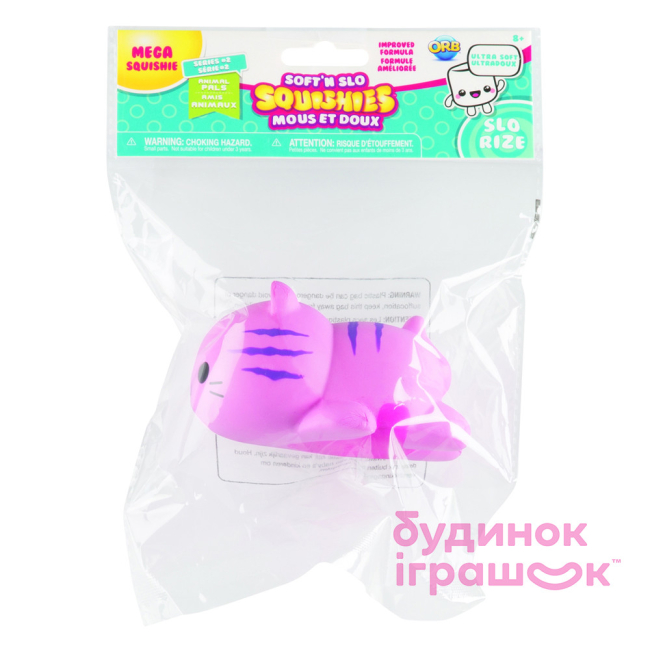 Антистресс игрушки - Сквиш ORB Soft'n Slo Squishies Тигренок (53208)#3