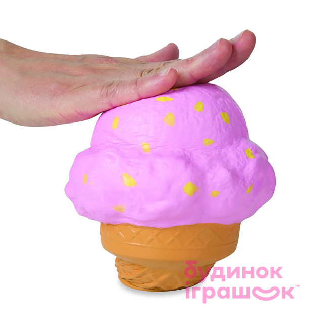 Антистресс игрушки - Сквош-антистресс ORB Мороженое Клубника-банан (54472)#3