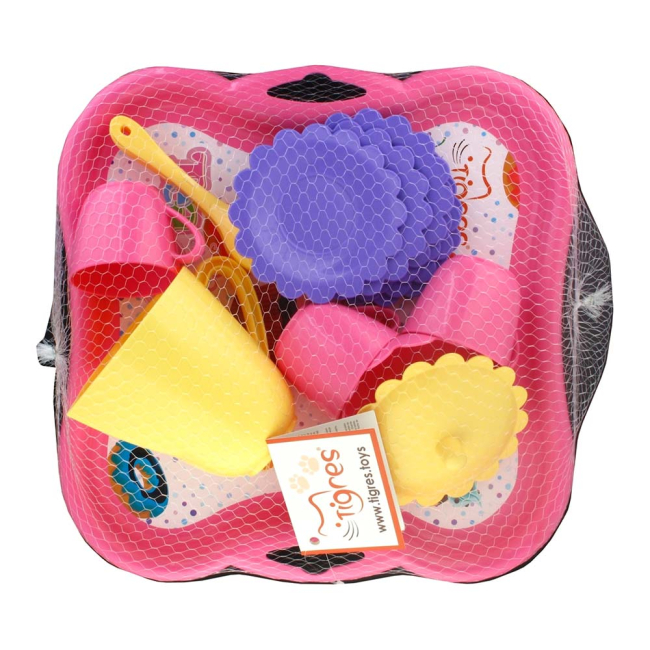 Дитячі кухні та побутова техніка - Набір посуду Tigres Солодка вечірка 22 елементи (39411)#2