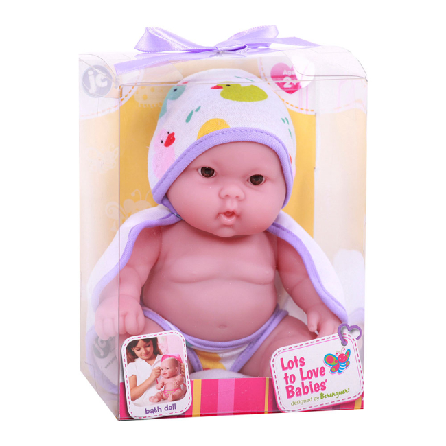 Пупси - Пупс JC Toys Лулу з фіолетовим рушничком 20 см (JC16822-1)#2