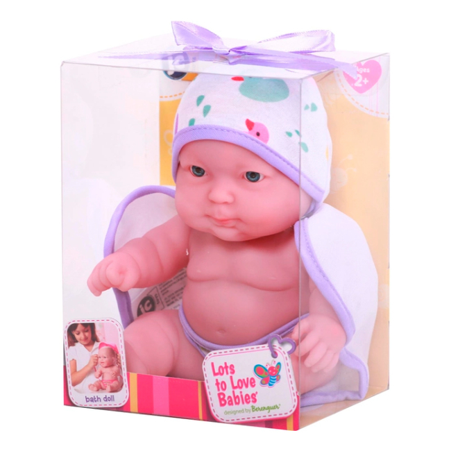 Пупси - Пупс JC Toys Боб з фіолетовим рушничком 20 см (JC16822-4)#2