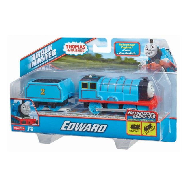 Железные дороги и поезда - Паровозик Thomas and Friends Эдвард Track master с вагоном моторизированный (BMK87/BML11)#2