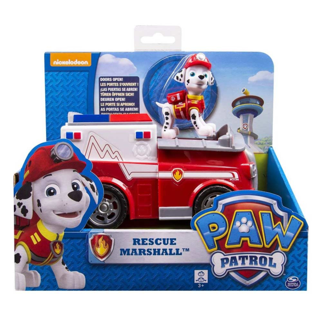 Фигурки персонажей - Машинка с фигуркой Paw Patrol Маршал в спасательном автомобиле (SM16601/4009)#2