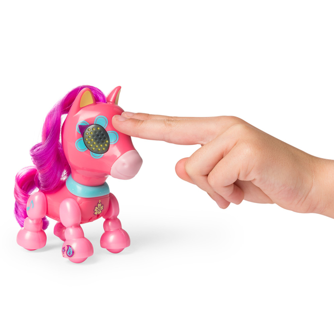 Фігурки тварин - Інтерактивна іграшка Zoomer Zupps Поні Діксі (SM14425/1435)#4