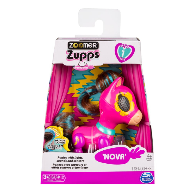 Фігурки тварин - Інтерактивна іграшка Zoomer Zupps Поні Нова (SM14425/6496)#2