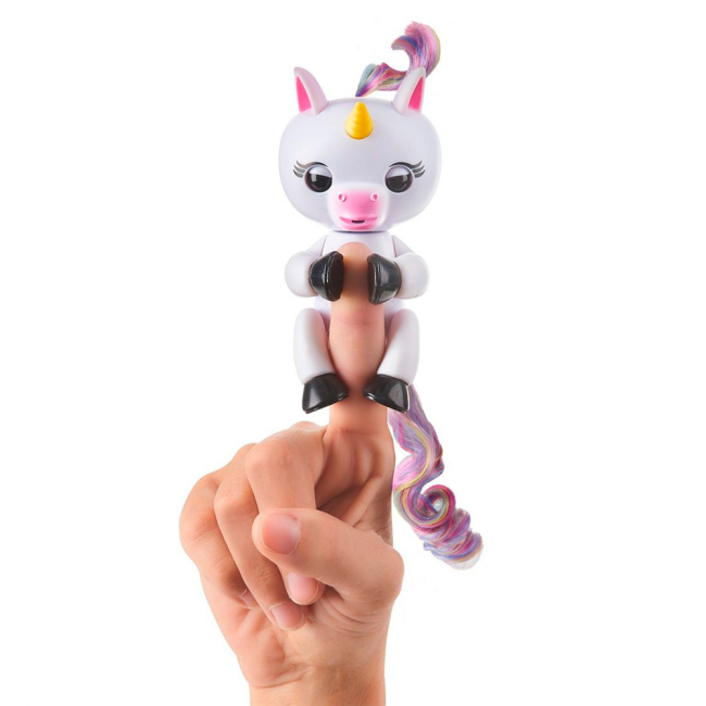 Фігурки тварин - Інтерактивна фігурка Fingerlings Єдиноріг Джіджі білий (W37082/3708)#2